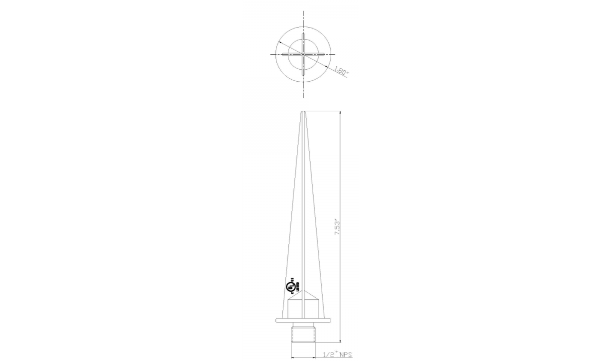 Aluminum Ground Spike (for Garden Light)*MS-1