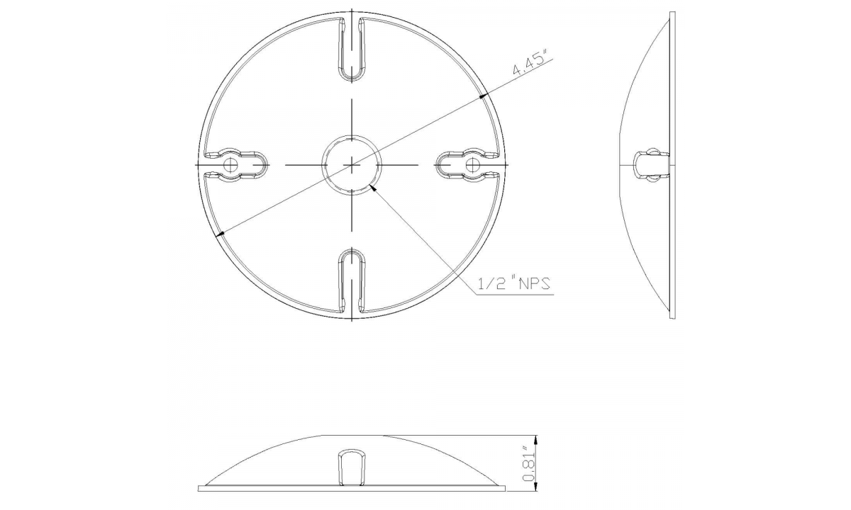Aluminum Junction Box Cover(RC-1)