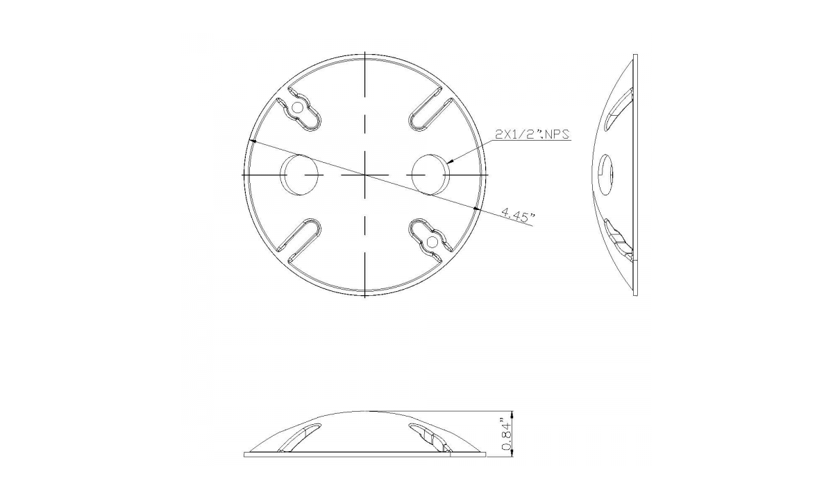 Aluminum Junction Box Cover(RC-2)